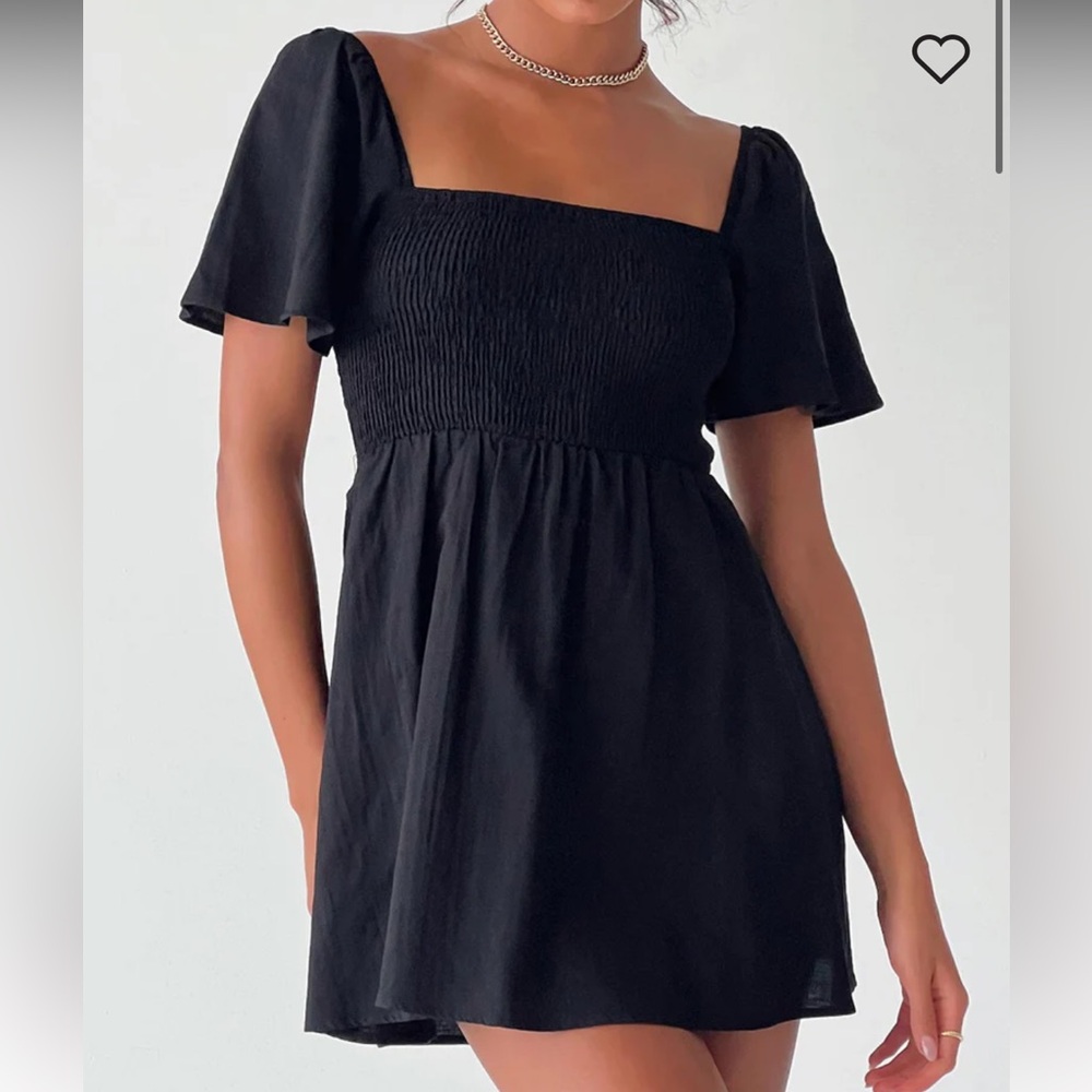 SUMMER NIGHTS MINI DRESS BLACK